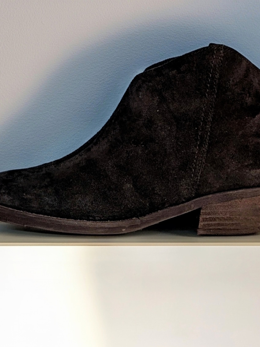 Marroqui Sanchez 1980 Black Suede Chelsey Bootie Size EU 40 US 9.5 - Picture 5 of 9